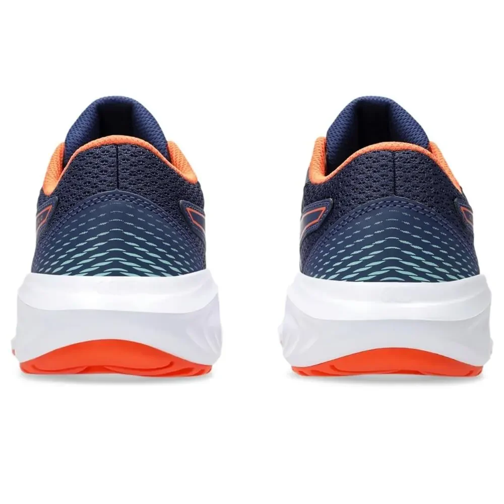 ASICS KID'S GEL-EXCITE  RUNNING SHOES, 3.5, INDIGO BLUE/NOVA ORANGE
